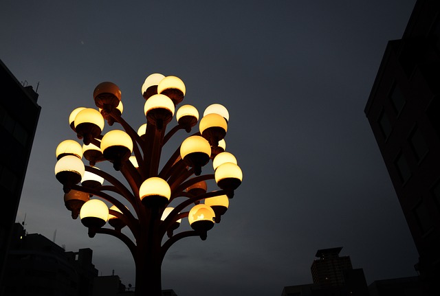 夜景 路灯 光 - 上的免费照片