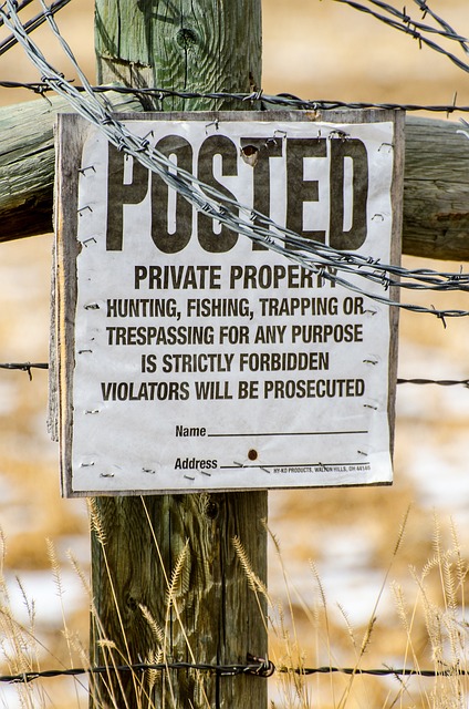私人财产 张贴 不打猎 - 上的免费照片