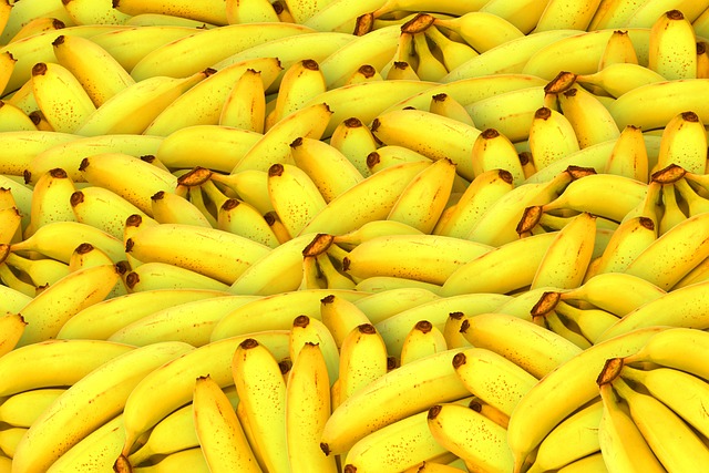香蕉 水果 黄色 - 上的免费照片