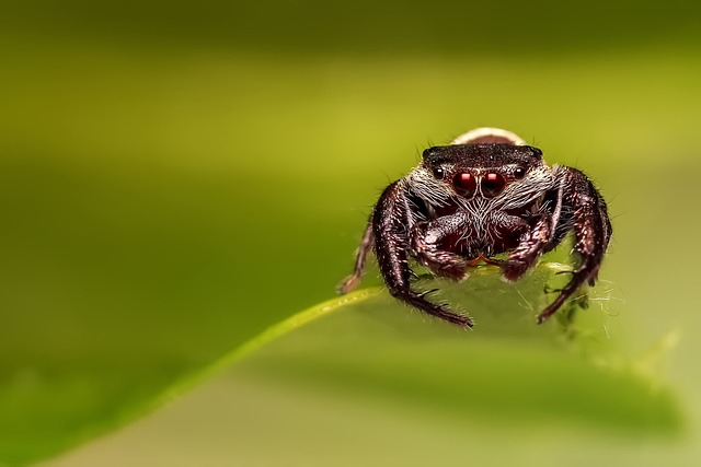 蜘蛛 动物 叶子 - 上的免费照片