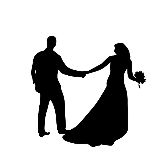 婚姻 剪影 阴影 - 上的免费图片