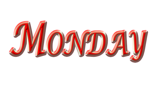 周一平日 周一 红色的 - 上的免费图片