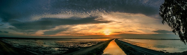 全景日落 海景 黄昏 - 上的免费照片