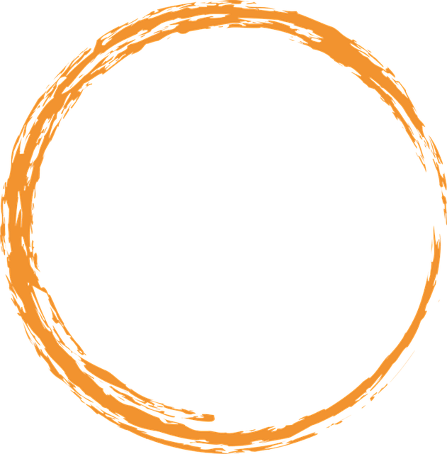 橙色的 圆形的 圆圈 - 上的免费图片