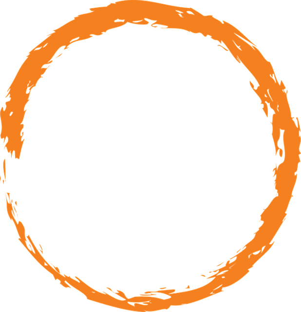橙色的 圆形的 圆圈 - 上的免费图片