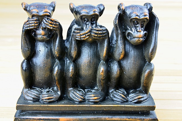 三只猴子 三只聪明的猴子 古代图标 - 上的免费照片