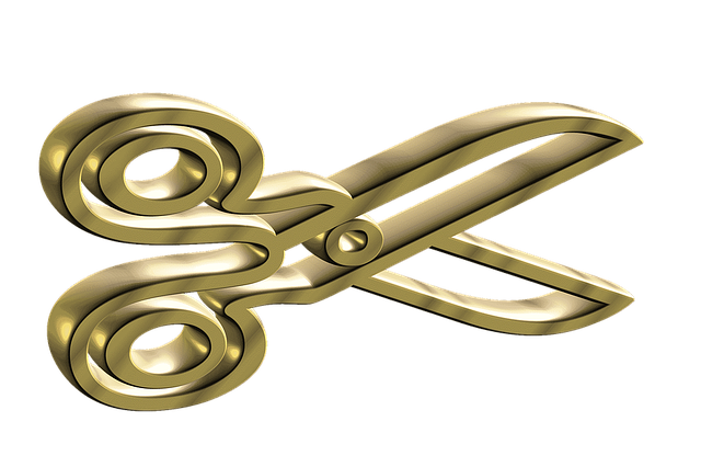 剪刀 金子 3D - 上的免费图片