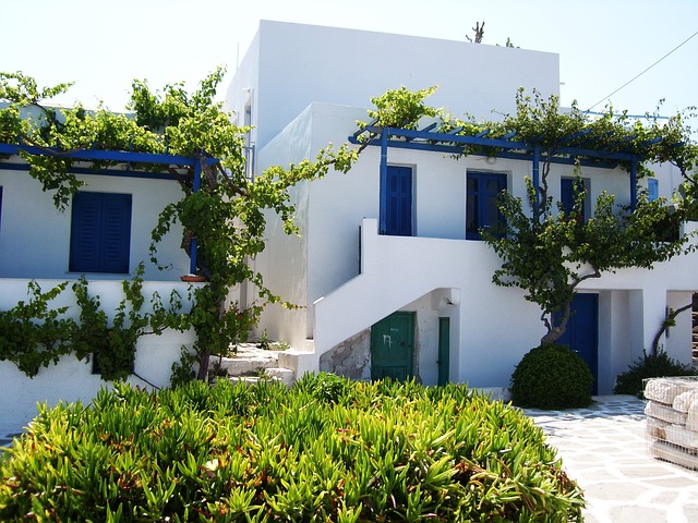 公寓 希腊房子 白色的 - 上的免费照片