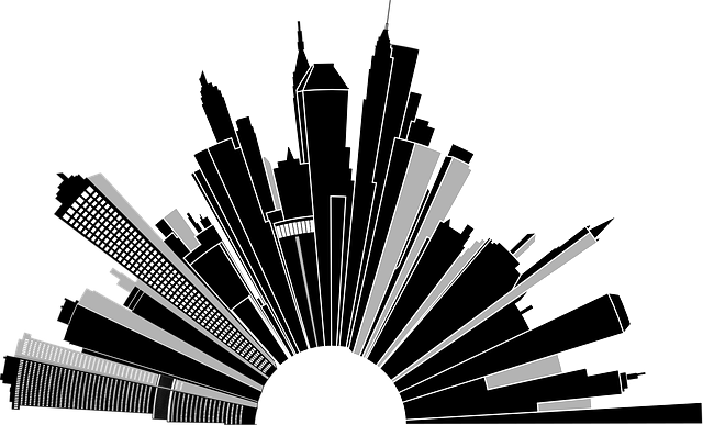 城市景观 建筑物 摩天大楼 - 免费矢量图形