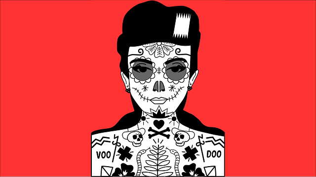 巫毒女孩 彩绘纸 红色的 - 上的免费图片