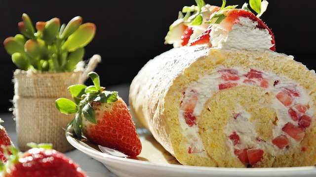 草莓 草莓蛋糕 饼干 - 上的免费照片