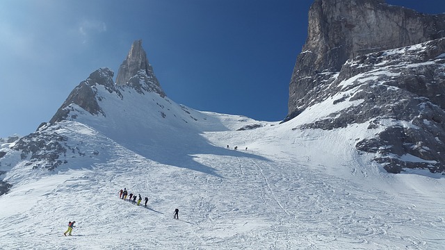 玻璃疣 穷乡僻壤Skiiing 阿尔卑斯山 - 上的免费照片