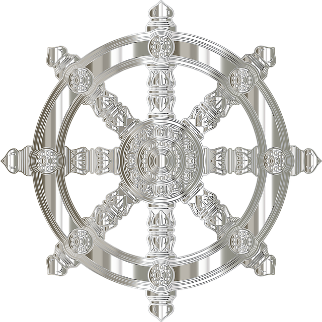 华丽的 装饰性的 佛法 - 免费矢量图形