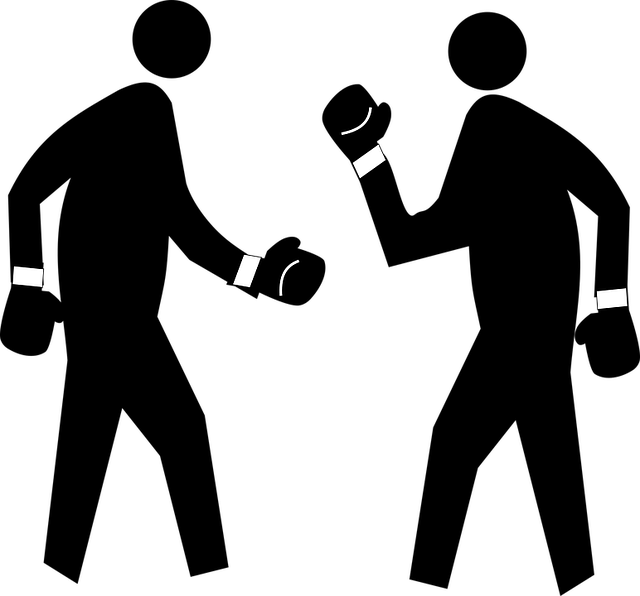 拳击 斗争 行人 - 免费矢量图形