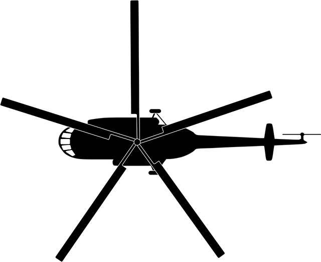 空降 直升机 军队 - 免费矢量图形