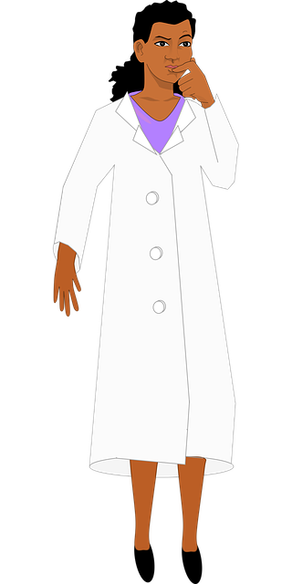 黑人妇女 化学家 女性 - 免费矢量图形