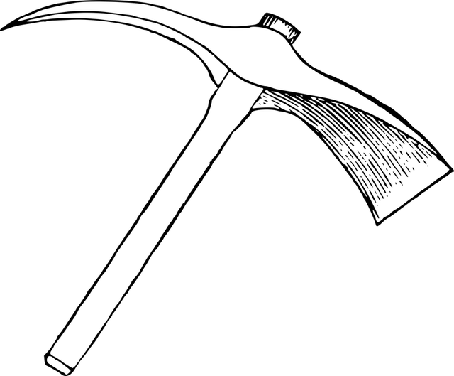 马托克 挑选 鹤嘴锄 - 免费矢量图形