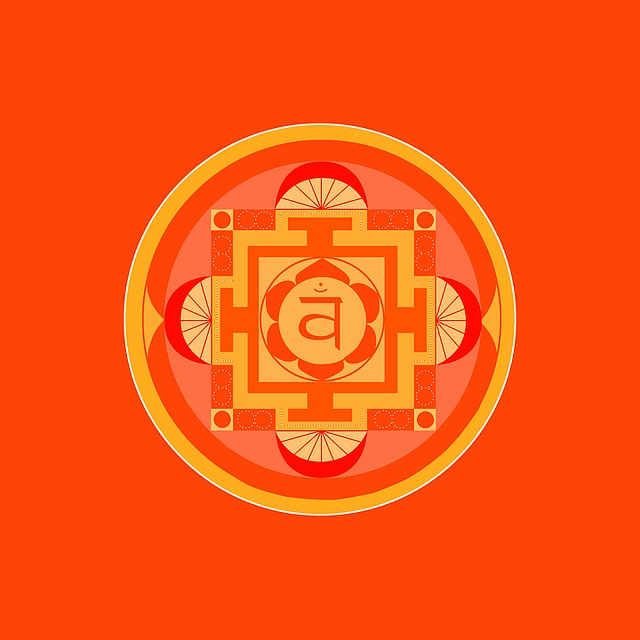 橙色的 脉轮 曼荼罗 - 上的免费图片