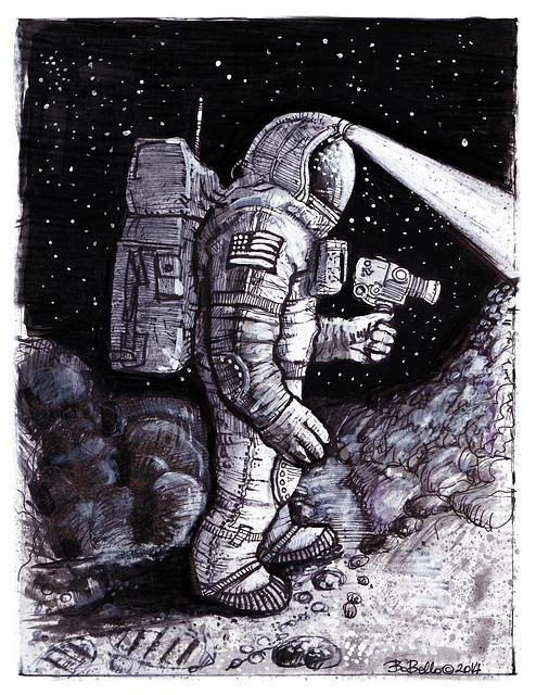 宇航员 漫画 墨水 - 上的免费图片