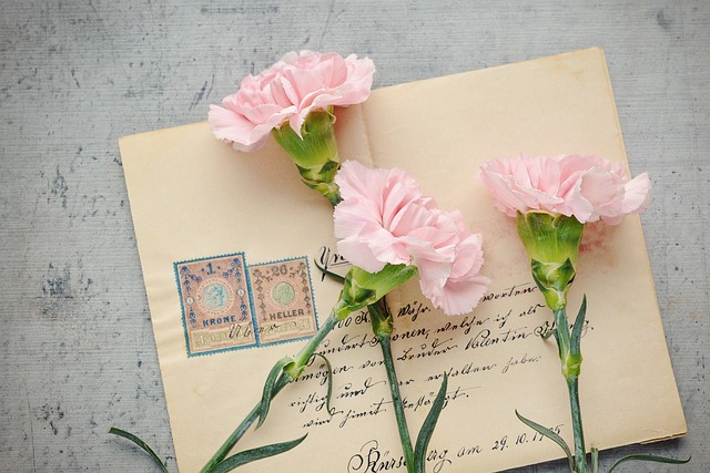 信件 信封 花朵 - 上的免费照片