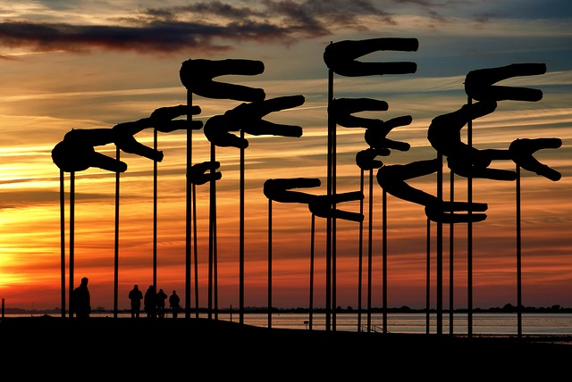 日落 瓦登海 艺术 - 上的免费照片
