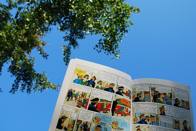 丁丁历险记 漫画 蓝天 - 上的免费照片