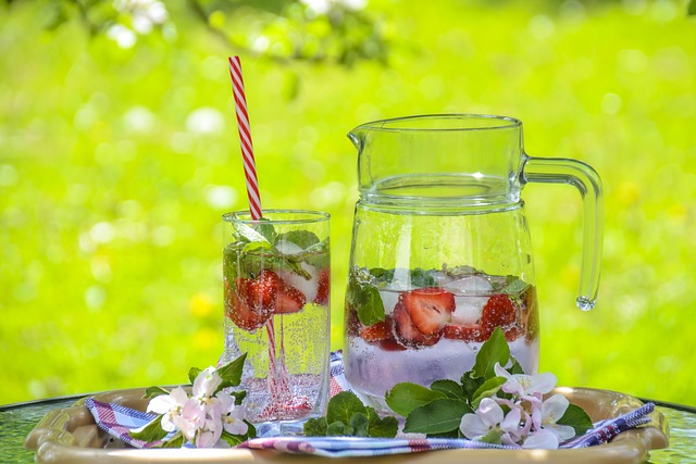 草莓饮料 水果茶 冰茶 - 上的免费照片