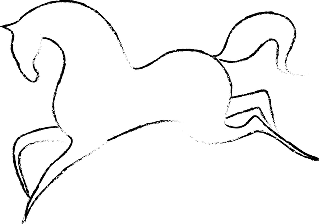 马 驰骋 蹄子 - 免费矢量图形