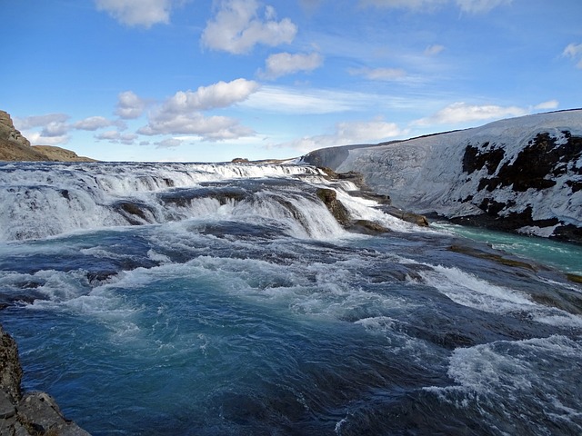 瀑布 冰岛 Gullfoss - 上的免费照片