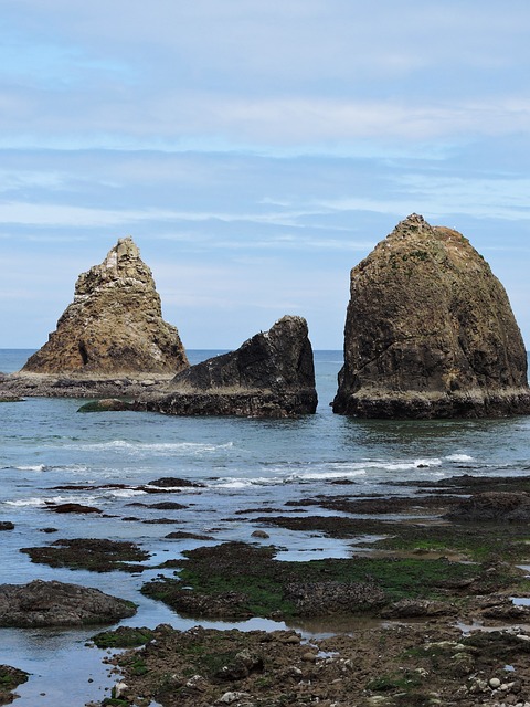 海岸 俄勒冈海岸 海洋 - 上的免费照片