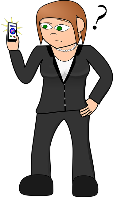 手机 呼叫者 未知 - 免费矢量图形