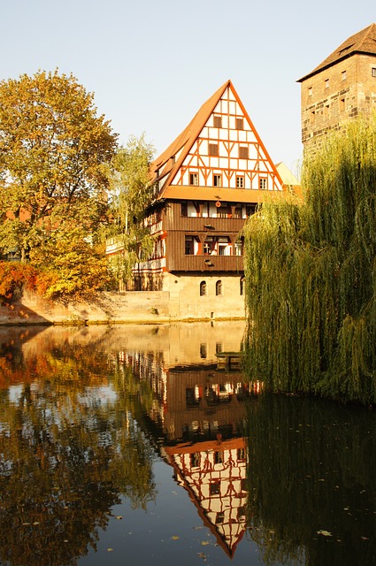 纽伦堡 Pegnitz 历史中心 - 上的免费照片