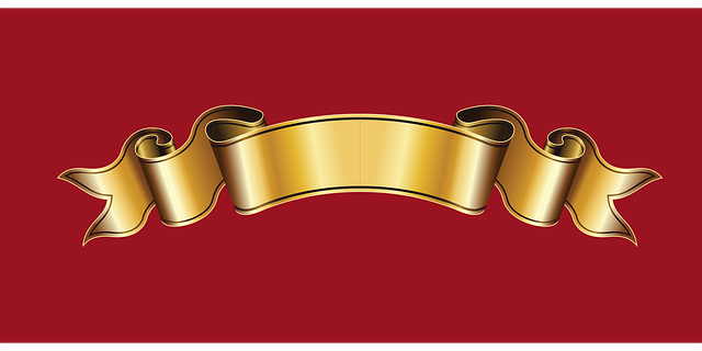 金丝带 丝带 纹章 - 免费矢量图形