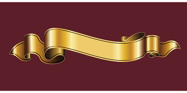 金丝带 丝带 纹章 - 免费矢量图形
