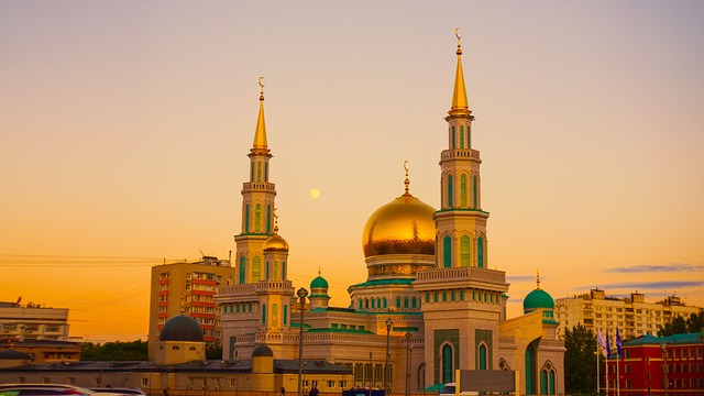 莫斯科大教堂清真寺 展望米拉 斋月 - 上的免费照片
