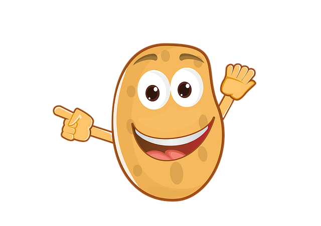 土豆 马铃薯角色 卡通片 - 上的免费图片