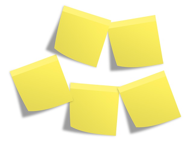Postit 备注 讲义 - 上的免费图片