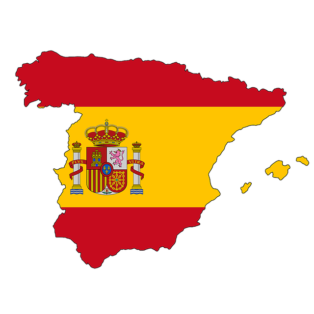 西班牙 地图 旗帜 - 上的免费图片