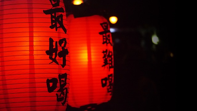 背景 燈籠 夜市 - 上的免费照片