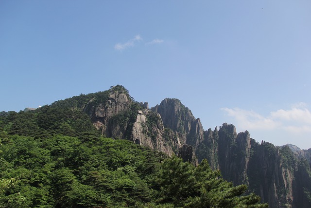 黄山 中国地图 - 上的免费照片