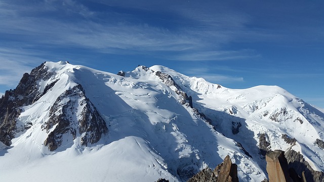 勃朗峰 高山 阿尔卑斯山 Mont Blanc Du - 上的免费照片