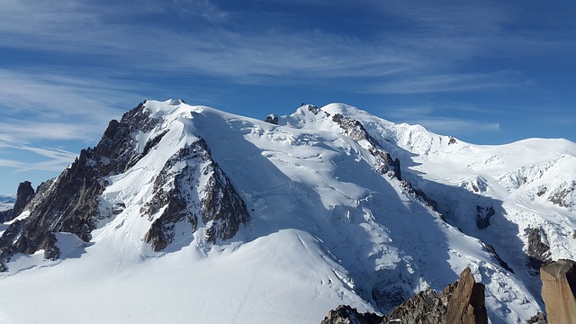 勃朗峰 高山 阿尔卑斯山 Mont Blanc Du - 上的免费照片