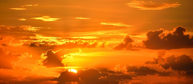 太阳 天空 云 - 上的免费照片