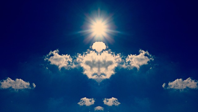 云 太阳 天空 - 上的免费照片