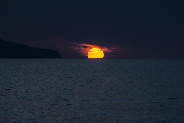 日落 太阳 海洋 - 上的免费照片