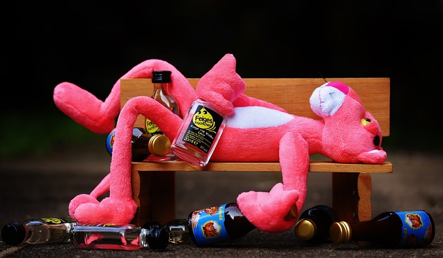 粉红豹 喝 酒精 - 上的免费照片