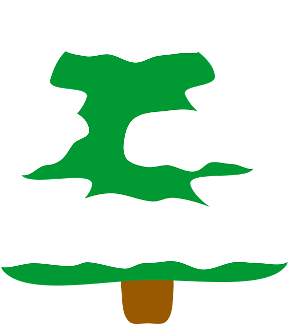 白雪皑皑的圣诞树 圣诞树 假期 - 免费矢量图形