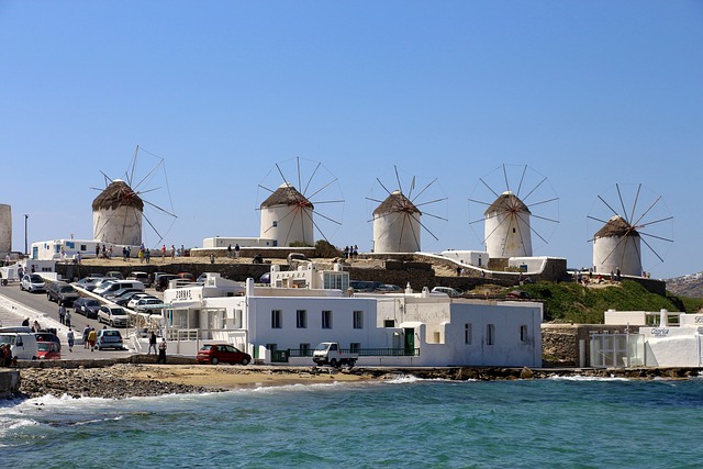 米科诺斯岛 希腊 风车 - 上的免费照片