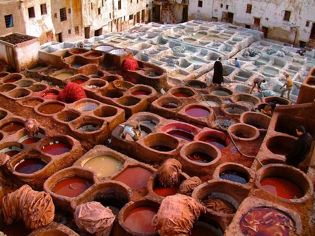 非斯 制革厂 摩洛哥 - 上的免费照片