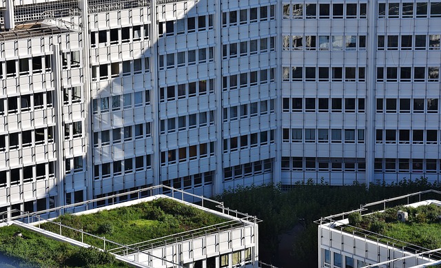 摩天大楼 综合楼 绿色屋顶 - 上的免费照片